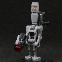 LEGO Star Wars Minifigures - Thợ Săn Tiền Thưởng IG-88 with Round 1 x 1 Plate