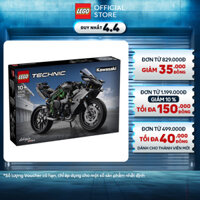 LEGO TECHNIC 42170 Đồ chơi lắp ráp Xe mô tô thể thao Kawasaki Ninja H2®R (643 chi tiết)