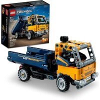 LEGO Technic Dump Truck 2in1 Toy Building Set 42147, Model Construction Vehicle and Excavator Digger Kit, Engineering Bu