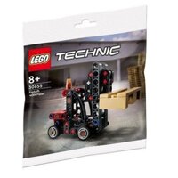 Lego TECHNIC - Xe nâng có túi nhựa Pallet (30655)