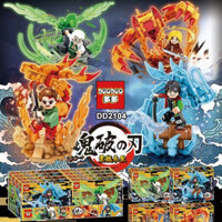lego thanh gươm diệt quỷ lego thanh gươm diệt quỷ giá rẻ lego thanh gươm diệt quỷ giá rẻ free ship Duoduo DD2104 Bộ 4 Mô Hình Chiến Đấu Dòng Blade Game Demon Slayer, Bộ Xây Dựng DIY Cho Bé Trai
