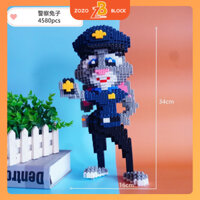 LEGO THỎ ZOTOPIA cảnh sát 44CM ZOZOBLOCK 7089