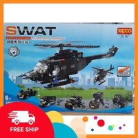 Lego toàn cảnh máy bay & Các loại xe cảnh sát