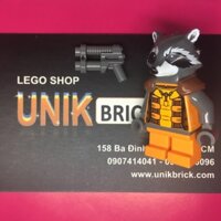 Lego UNIK BRICK 76020 Rocket Raccoon - Gấu mèo Mỹ trong Super Heroes - Siêu anh hùng chính hãng (như hình)