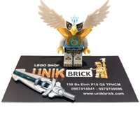 Lego UNIK BRICK Chima Equila Đại bàng trắng Equila chính hãng (như hình).