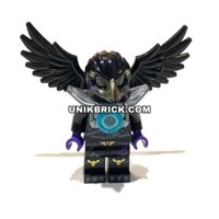 Lego UNIK BRICK Chima Razcal nhân vật Chima Quạ đen trong Chima chính hãng (như hình).