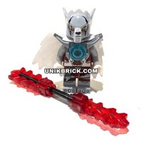 Lego UNIK BRICK Chima Worriz nhân vật Chima Sói bạc trong Chima chính hãng (như hình).