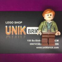 Lego UNIK BRICK Claire Dearing Nhà nghiên cứu khủng long trong Jurassic World Thế giới khủng long chính hãng (như hình).