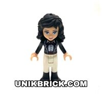 Lego UNIK BRICK Friends Girl No 14 Cô bé áo đen Mẫu 14 chính hãng (như hình).