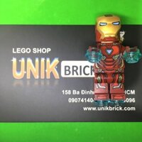 Lego UNIK BRICK Iron Man Mark 50 Người sắt trong Super Heroes Siêu anh hùng chính hãng (như hình).