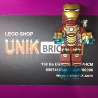 Lego UNIK BRICK Iron Man Mark 42 - Người sắt số 42 trong Super Heroes - Siêu anh hùng chính hãng (như hình)