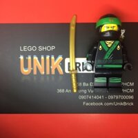 Lego UNIK BRICK Lloyd - Ninja xanh lá trong The LEGO Ninjago Movie chính hãng (như hình)