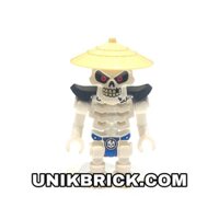 Lego UNIK BRICK Ninjago Wyplash Xương trắng nón lá chính hãng (như hình)