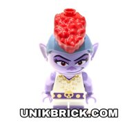 Lego UNIK BRICK Trolls World Tour Barb Yêu tinh tím tóc đỏ chính hãng (như hình).