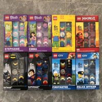 Lego Watch Kids Superman Batman Friends Stephanie Lính cứu hỏa Emmet Blocks