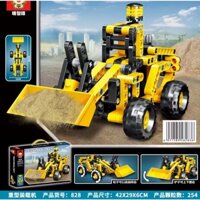 Lego xe đẩy múc vàng, đồ chơi lắp ghép mô hình xe đẩy múc giúp bé tăng khả năng tư duy logic