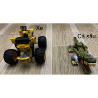 lego xe tải quái vật và cá sấu chima hàng chính hãng