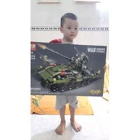 [LEGO XE TĂNG CHIẾN ĐẤU] LEGO Xe Tăng Chiến Đấu Với 645 Mãnh ghép _ Tạo được trên 10 mô hình Trên không và mặt đất