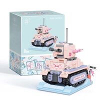 LEGO Xe Tăng Mini Khối Xây Dựng Internet Người Nổi Tiếng Đồ Chơi Lắp Ráp Khối Xây Dựng Đồ Trang Trí