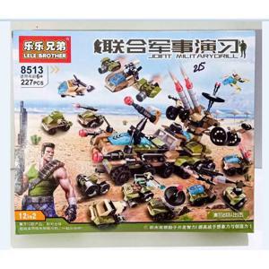 Lego Xe Tăng Quân Sự Lele Brother 8513 - 227 Chi Tiết