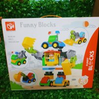 Lego Xếp Hình Robot - Ô Tô 49 Chi Tiết