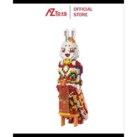 Lego Xếp Hình Thỏ Múa Lân .Siêu Khổng Lồ. cao 42 cm.Tặng Đèn +Keo Và búa