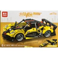 Lego xếp hinh Xe đua (4 mẫu) từ 446 - 470 miếng ghép