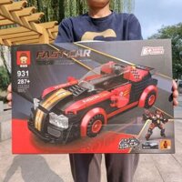Lego xếp hình xe ô tô đồ và robot biến hình