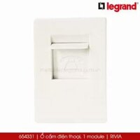 Legrand - Rivia - Ổ cắm điện Thoại, 1 mô-đun - 654331 (10)