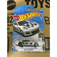 LeHuong Diecast - Xe Hot Wheels Cảnh Sát Porsche Panamera (Trắng)