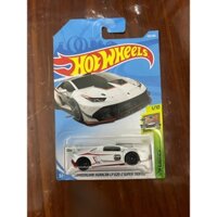 LeHuong Diecast - Xe mô hình Hot Wheels Lamborghini Huracan LP 620-2 Super Trofeo (Trắng)