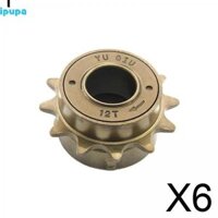 Leipupa 6xBike Freewheel Tác Động Mạnh Mẽ Phụ Kiện Bánh Xích Bánh Răng Cho Xe Đạp Đường Bộ 12T