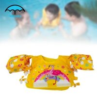 Leipupa Trẻ Em Bơi Áo Phao Đồ Bơi Đồ Bơi Di Động Nhẹ Bơi Phao Vest Cho Tiệc Du Lịch Bé Gái Trẻ Em 2-6 Tuổi