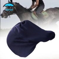 Leipupa Yên Ngựa Bao Có Thể Giặt Ngựa Cưỡi Phụ Kiện Bọc Thực Tế Chống Bụi Mềm Nhẹ Lông Cừu Thoải Mái Dây Đàn Hồi