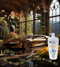 LEIVY SỮA TẮM SỮA DÊ & PROTEIN SỮA GIỮ ẨM GẤP ĐÔI ( VÀNG ) 500ml