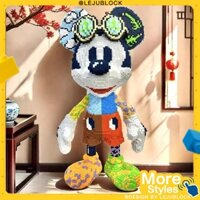 【LEJUBLOCK】con chuột mickey khối xây dựng minnie nanoblock xếp hình trẻ em quà tặng donald vịt daisy con vịt ngốc nghếch pluto stellalou duffy figure đồ chơi trẻ em búp bê Disney phi hành gia dumbo vua sư tử giáng sinh trung quốc năm mới linabell