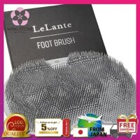 LeLante Foot Brush Foot Wash Mat Foot Odor Deodorant Foot Brush Body Brush Foot Odor Antibacterial Exfoliation Foot Massage Dark Gray