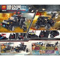 LELE 36018-1 36018-2 36018 non Lego ĐỘI ĐẶC NHIỆM CHỐNG MA TÚY GỒM XE BÁN TẢI QUÂN SỰ VÀ DÃ CHIẾN bộ đồ chơi xếp lắp ráp ghép mô hình Operation Mekong Đội Đặc Nhiệm Mekong 348 khối
