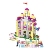 LELE 37007 non Lego LÂU ĐÀI HỒNG CỦA ANNA bộ đồ chơi xếp lắp ráp ghép mô hình Friends Các Bạn Gái 390 khối