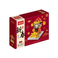 LELE BROTHER 8937-1 non Lego THẦN TÀI bộ đồ chơi xếp lắp ráp ghép mô hình Seasonal Mùa Lễ Hội 148 khối