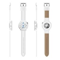 Lemfo Smartwatch Women IP68 NFC Waterproof NFC Watch 2023 Bluetooth Gọi Vòng đeo tay sạc không dây cho Android iOS - Màu bạc