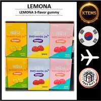 Lemona GUMMY (Chanh 180g, Việt quất 240g, Đào 210g)