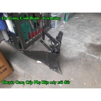 Lên luống dạng lưỡi cày lắp máy xới đất đa năng tại hà giang