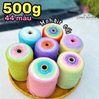 Len mohair cầu vồng cối 500g