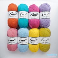 Len sợi Acrylic Yarn Emu Classic DK (Tông màu tươi)