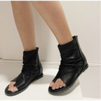 Lenbychia - Giày sandal chiến binh xỏ ngón khóa kép cao cấp fullbox, boot nữ - NH09
