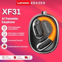 Lenovo ERAZER XF31 Al Tai nghe không dây dịch thời gian thực thông minh Bluetooth 5.4 có màn hình cảm ứng LED Tai nghe kinh doanh có Mic chống nước IPX5