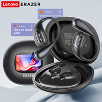 Lenovo ERAZER XP7/XT66PRO Al Tai nghe không dây dịch thời gian thực thông minh Bluetooth 5.4 có màn hình cảm ứng LED Tai nghe kinh doanh có Mic chống nước IPX5 150 bản dịch ngôn ngữ