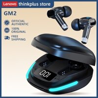 Lenovo GM2 TWS  Wireless Gaming Earphone Stereo Sound Lntelligent Noise Reduction Pleasant Sound Touch Control Waterproof With Mic Bluetooth 5.1