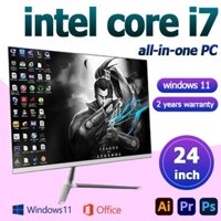 Lenovo Máy tính PC All in one Intel Core i7 Tất cả trong một HD 24 inch i7+16G/DDR4 RAM+512G SSD WiFi+Bluetooth+Window11